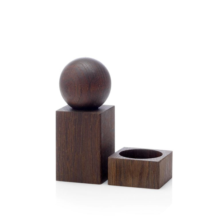 Salt & Pepper Sæt - Røget Eg - H12,5 cm - TWIST - Applicata