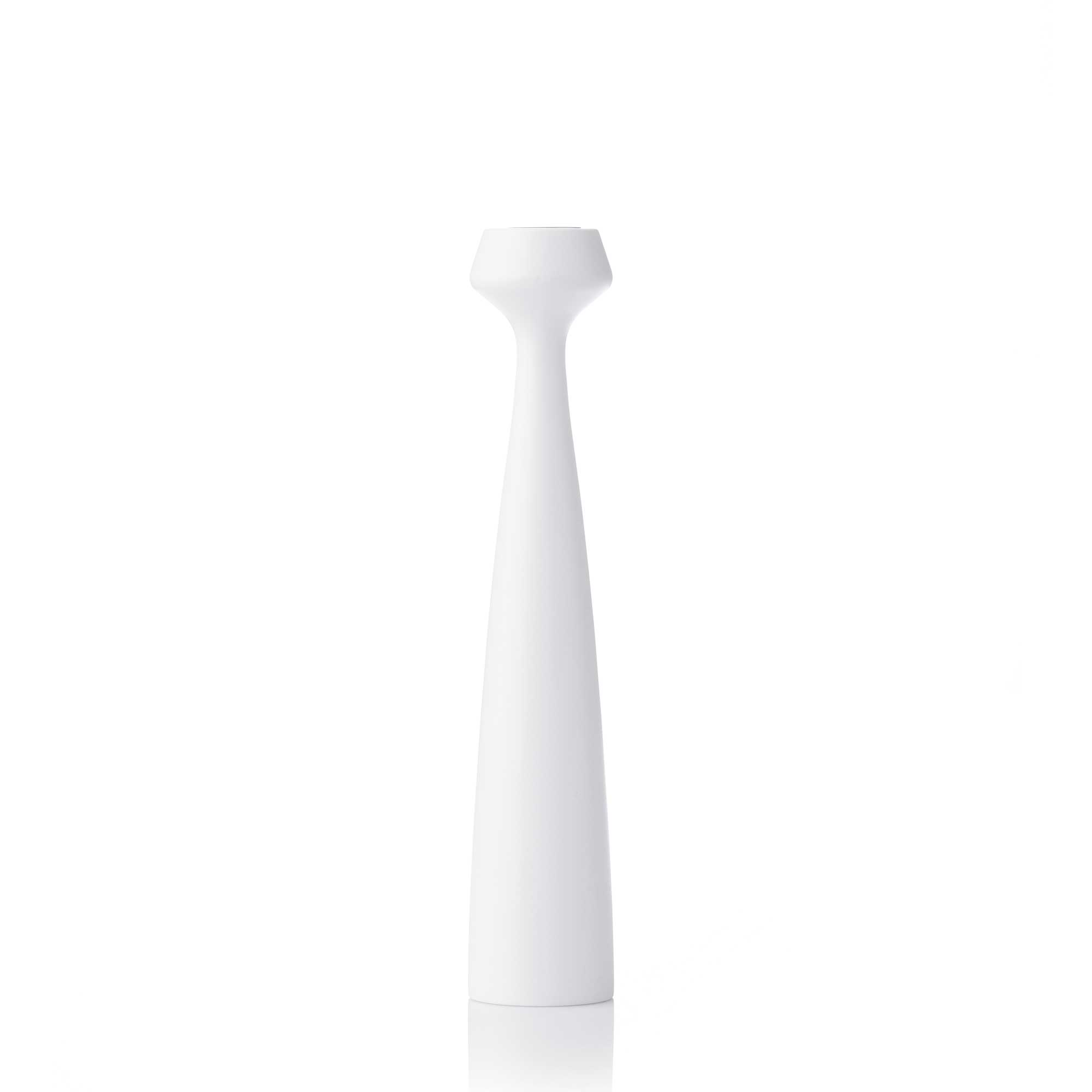 Lysestage - Hvid - H24,5 cm - Lily - Applicata