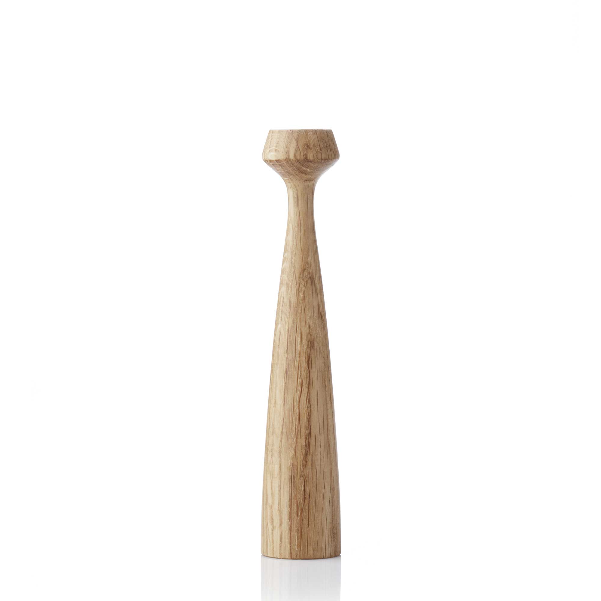 Lysestage - Oliet Eg - H24,5 cm - Lily - Applicata