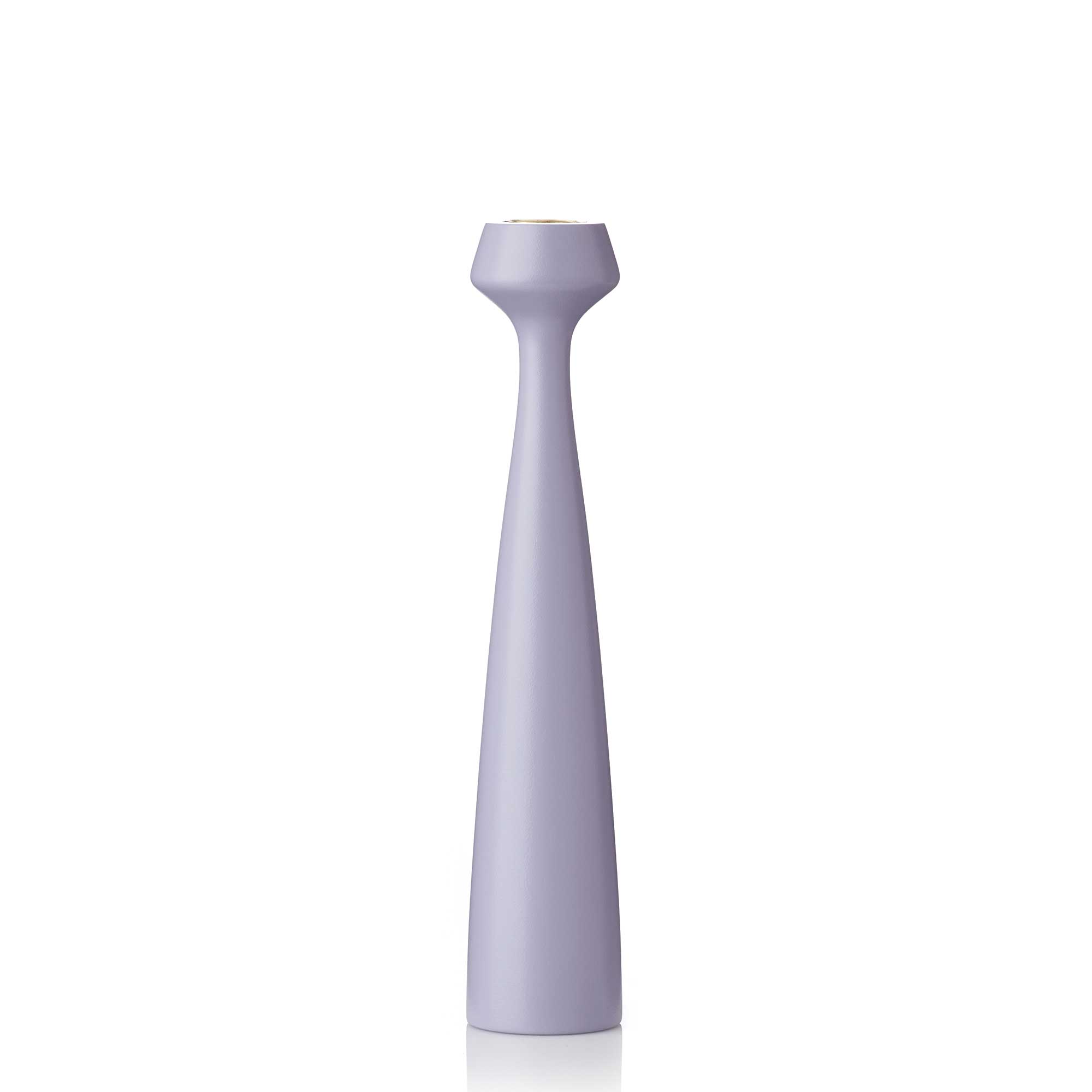 Lysestage - Lavendel - H24,5 cm - Lily - Applicata