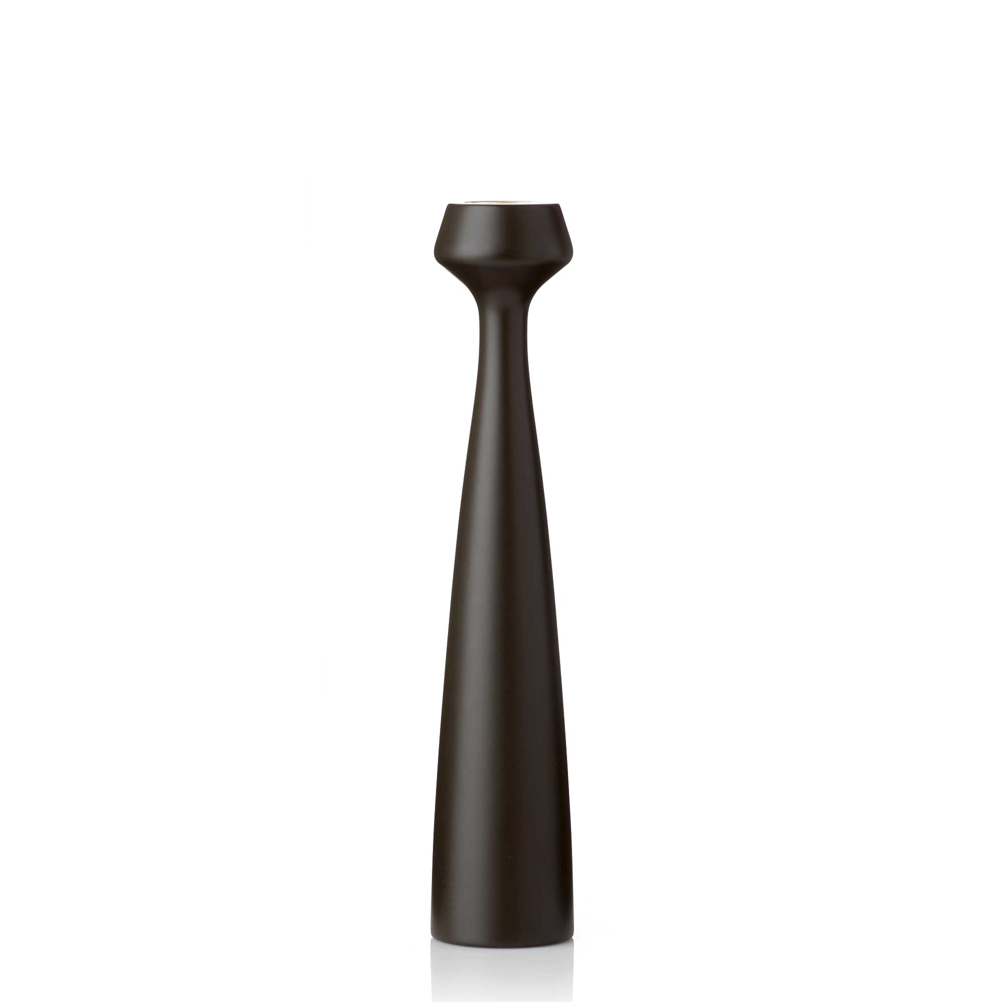 Lysestage - Sort - H24,5 cm -Lily - Applicata