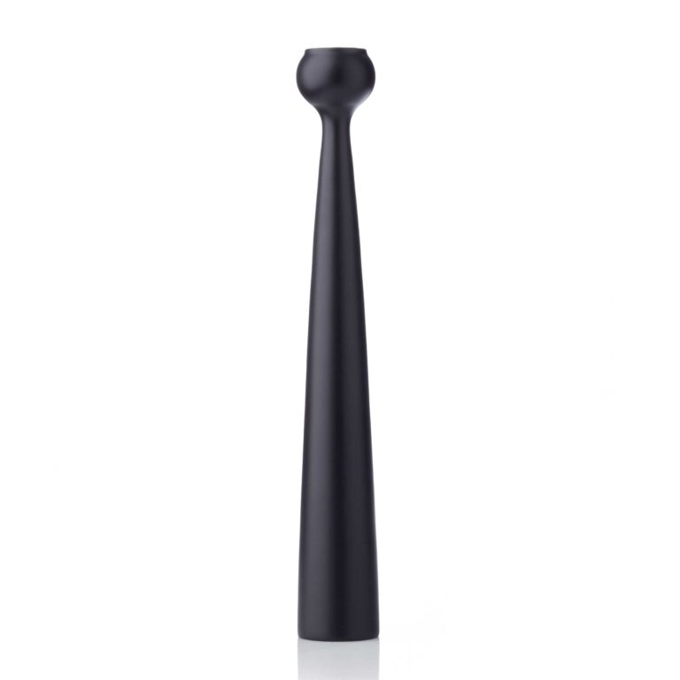 Lysestage - Sort - H33,5 cm - Blossom Tulip  - Applicata