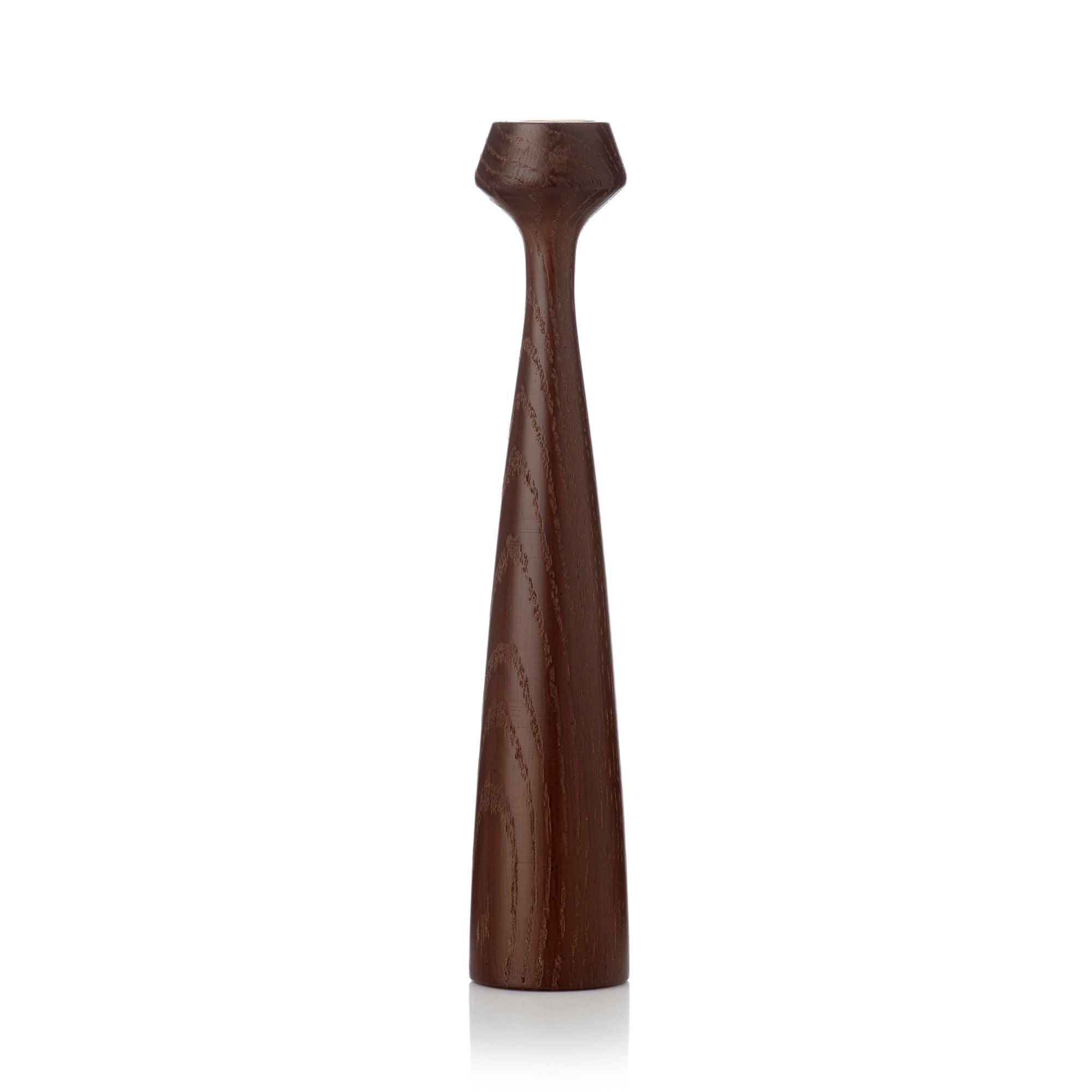 Lysestage - Røget Eg - H24,5 cm - Lily - Applicata