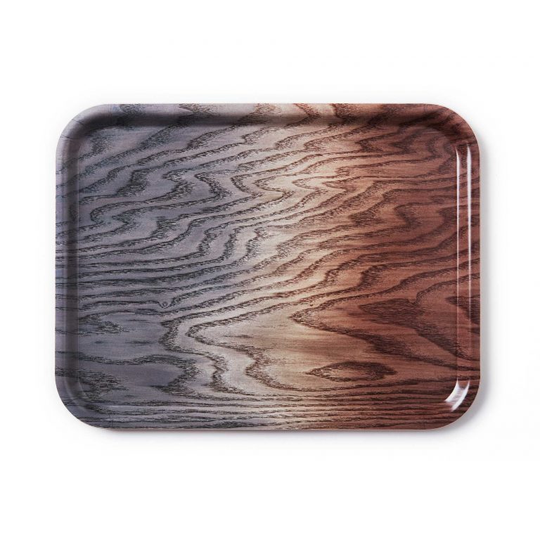 Bakke - Brun/Grå - 43 x 33 cm - A Tribute to Wood - Applicata